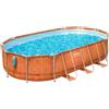 Bestway 56719 Piscina fuori terra Steel Pro Max ovale 610x366x122 cm con accessori