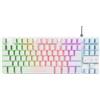 TRUST 24738 GXT 833W THADO BIANCO GAMING TASTIERA ILLUMINATA COMPATTA