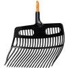 Fiskars OneClick Rastrello a Pala, Attacco Versatile per Rastrellare, Sollevare e Setacciare, Cambio Facile con un Solo Clic, Ampio Design Della Pala, Nero/Arancione, Cod. art.: 1080681