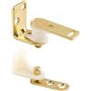prime-line Products U 9133 Cafe set Style porta cerniera, in ottone