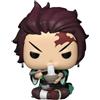 Funko Pop! Animation: Demon Slayer - Tanjiro With Noodles- Figura in Vinile da Collezione - Idea Regalo - Merchandising Ufficiale - Giocattoli per Bambini e Adulti - Anime Fans