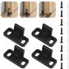 Duluok 4PCS Guida Porta Scorrevole Porta Scorrevole Inferiore Guida Scorrevole per Pavimento Guida a Pavimento Guida Porta Scorrevo Guida per Porta Scorrevole Guide per Porte Scorrevoli Ideale per le Porte