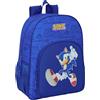 safta SONIC - Zaino scolastico per bambini, adatto a carrozzina, comodo e versatile, qualità e resistenza, 33 x 14 x 42 cm