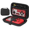 Geekria Custodia da trasporto per console di gioco portatile, scatola protettiva da viaggio per mini lettore di giochi retrò per cavo di ricarica,batterie,auricolari e accessori da gioco(grigio scuro)