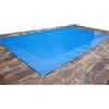 TENDEEVOLUTION Copertura Piscina Invernale in Polietilene 210 g/m² con Occhielli Ogni 50cm - Su Misura