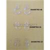 TENDEEVOLUTION Ganci Trasparenti con Occhiello per Anelli Tenda - Set 20 Pezzi - Diametro: 35