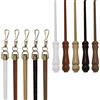 TENDEEVOLUTION Asta Frusta in Legno per Tende 125 cm - Asta Guidatenda in Vari Colori - Colore principale: Olmo