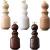 TENDEEVOLUTION Fiocco peso tendifune in legno per tenda bastone mm 35 - Colore principale: Ciliegio