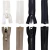 TENDEEVOLUTION Cerniera Divisibile YKK Catena 10 per Tappezzeria Nautica in Nylon - Colore: Nero, Taglia: 100CM