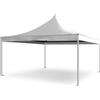 TENDEEVOLUTION Gazebo Professionale in Acciaio Zincato con Telo PVC Ignifugo 650 g/m² - Made in Italy, Varie Misure - Colore PVC: Bianco, Misura: 3 x 3