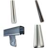 TENDEEVOLUTION Monorotaia MR3 Binario Scorrevole per Telo in PVC o Tessuto - Vari Colori, Made in Italy - Lunghezza: 100 CM, Tipologia: binario completo di scorrevoli, Colori: Ferro zincato
