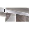 TENDEEVOLUTION Binario Quadro Alluminio 25x25 per Tende - Su Misura e Disponibile in Vari Colori - Attacco: Parete, Movimento: A corda, Colore Profilo: Cromo, Strass: Senza Strass, Lunghezza Binario: 200 CM