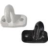TENDEEVOLUTION Ganci a Pavimento per Tenda da Sole - Coppia in Plastica o Alluminio - Colore principale: Nero, MATERIALE: ALLUMINIO