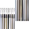 TENDEEVOLUTION Frusta per Bastone Tende in Acciaio - Guida Manuale per Spostare Tende, 125 cm - Colore principale: Bianco, Lunghezza: 125 cm