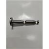 TENDEEVOLUTION Bastone Per Tenda Finitura Acciaio ø20mm, Scorritenda A Strappo, Binario Tende - Descrizione e Colore: Mensola Doppia Aperta 14,5CM NIKEL SATINATO