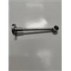 TENDEEVOLUTION Bastone Per Tenda Finitura Acciaio ø20mm, Scorritenda A Strappo, Binario Tende - Descrizione e Colore: Mensola Chiusa 18CM NIKEL SATINATO