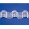 TENDEEVOLUTION Fettuccia EFFETTO ONDA FET0-79 Fascia Per Tende Trasparente, Nastro SELF PLEAT TRASPARENTE vendita al metro lineare
