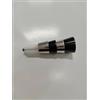 TENDEEVOLUTION Bastone Per Tenda Finitura Acciaio ø20mm, Scorritenda A Strappo, Binario Tende - Descrizione e Colore: Terminale Contrasto Nero Cromato