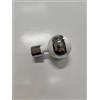 TENDEEVOLUTION Bastone Per Tenda Finitura Acciaio ø20mm, Scorritenda A Strappo, Binario Tende - Descrizione e Colore: Terminale Eclisse Bianco Cromato
