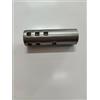 TENDEEVOLUTION Bastone Per Tenda Finitura Acciaio ø20mm, Scorritenda A Strappo, Binario Tende - Descrizione e Colore: Terminale Faro Satinato