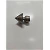 TENDEEVOLUTION Bastone Per Tenda Finitura Acciaio ø20mm, Scorritenda A Strappo, Binario Tende - Descrizione e Colore: Terminale Freccia Satinato