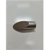 TENDEEVOLUTION Bastone Per Tenda Finitura Acciaio ø20mm, Scorritenda A Strappo, Binario Tende - Descrizione e Colore: Terminale Taglio Nikel Satinato