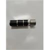 TENDEEVOLUTION Bastone Per Tenda Finitura Acciaio ø20mm, Scorritenda A Strappo, Binario Tende - Descrizione e Colore: Terminale Z2 Nero Satinato