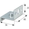 TENDEEVOLUTION Staffa in Acciaio Zincato per Montorotaia MR3 - Supporto Robusto per Montaggio a Parete