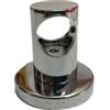 TENDEEVOLUTION Bastone per tende in metallo diametro 20mm varie misure e colori - Finitura: Acciaio lucido, Descrizione: Supporto soffitto