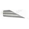 TENDEEVOLUTION Bastone per tende in metallo diametro 20mm varie misure e colori - Finitura: Acciaio lucido, Descrizione: terminale taglio