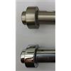 TENDEEVOLUTION Bastone per tende in metallo diametro 20mm varie misure e colori - Finitura: Acciaio satinato, Descrizione: terminale gae