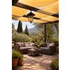 TENDEEVOLUTION Fasce Ombreggianti in PVC 680 gr/mq per Gazebo e Pergole su Misura - Tasche e piattine incluse
