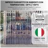 TENDEEVOLUTION Supporto e Piastre Per Strisce Telo Pvc Trasparente, Profilo Gancera Inox - Accessori: Supporto Inox Strisce mm200
