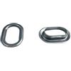 TENDEEVOLUTION Occhielli Ovali Antiruggine in Metallo 42x22 mm con Contropiastra