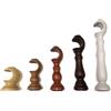TENDEEVOLUTION Staffe Supporti in Legno per Bastone Tenda Ø 35 mm - Vari Colori e Misure | Coppia Made in Italy - Colore principale: Bianco, Lunghezza: 30 CM