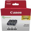 Canon 1509b028 cartuccia d'inchiostro 3 pz originale nero