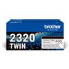 Brother tn-2320twin cartuccia toner 1 pz originale nero