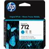 Hp cartuccia di inchiostro ciano originale designjet 712 da 29 ml