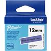 Brother btag-f31 nastro per etichettatrice nero su viola