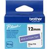 Brother btag-f35 nastro per etichettatrice bianco su viola