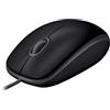 Logitech b110 silent mouse ambidestro usb tipo a ottico 1000 dpi
