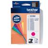 Brother lc223m cartuccia d'inchiostro 1 pz originale magenta