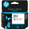 Hp cartuccia originale inchiostro tricromia 351