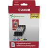 Canon 2106c006 cartuccia d'inchiostro 4 pz originale nero, ciano, magenta, giallo