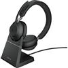 Jabra evolve2 65 auricolare wireless a padiglione ufficio usb tipo a bluetooth nero
