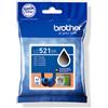 Brother lc521bk cartuccia d'inchiostro 1 pz originale nero