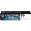 Hp cartuccia originale magenta ad alta capacità 991x pagewide