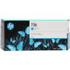 Hp cartuccia di inchiostro ciano 738 designjet da 300 ml