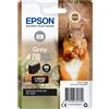 Epson squirrel singlepack grey 478xl claria photo hd ink