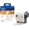 Brother dk-11202 nastro per etichettatrice nero su bianco